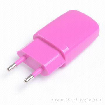 USB Travel Charger, Sized 48 x 39 x 23mm
